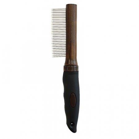 Periaj - Pieptan de frizerie pentru caini Croci Barbershop, dinti fini