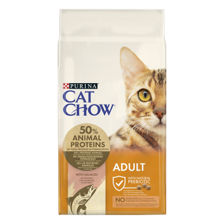 Hrana uscata pentru pisici Purina Cat Chow Adult, Somon, 15kg [1]
