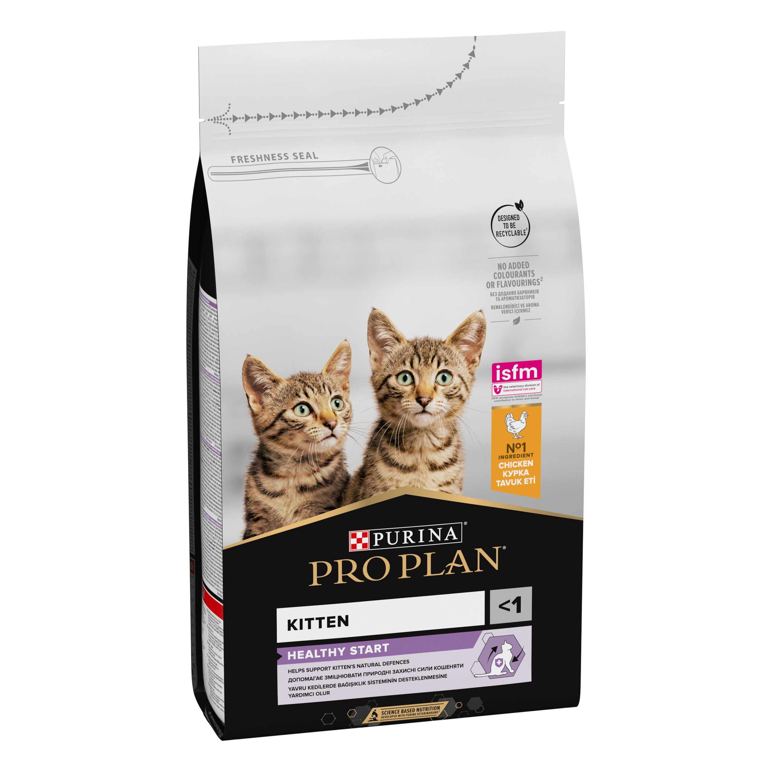 Hrană uscată - Hrana uscata pentru pisici Purina Pro Plan Kitten Healthy Start, Junior, Pui, 10kg