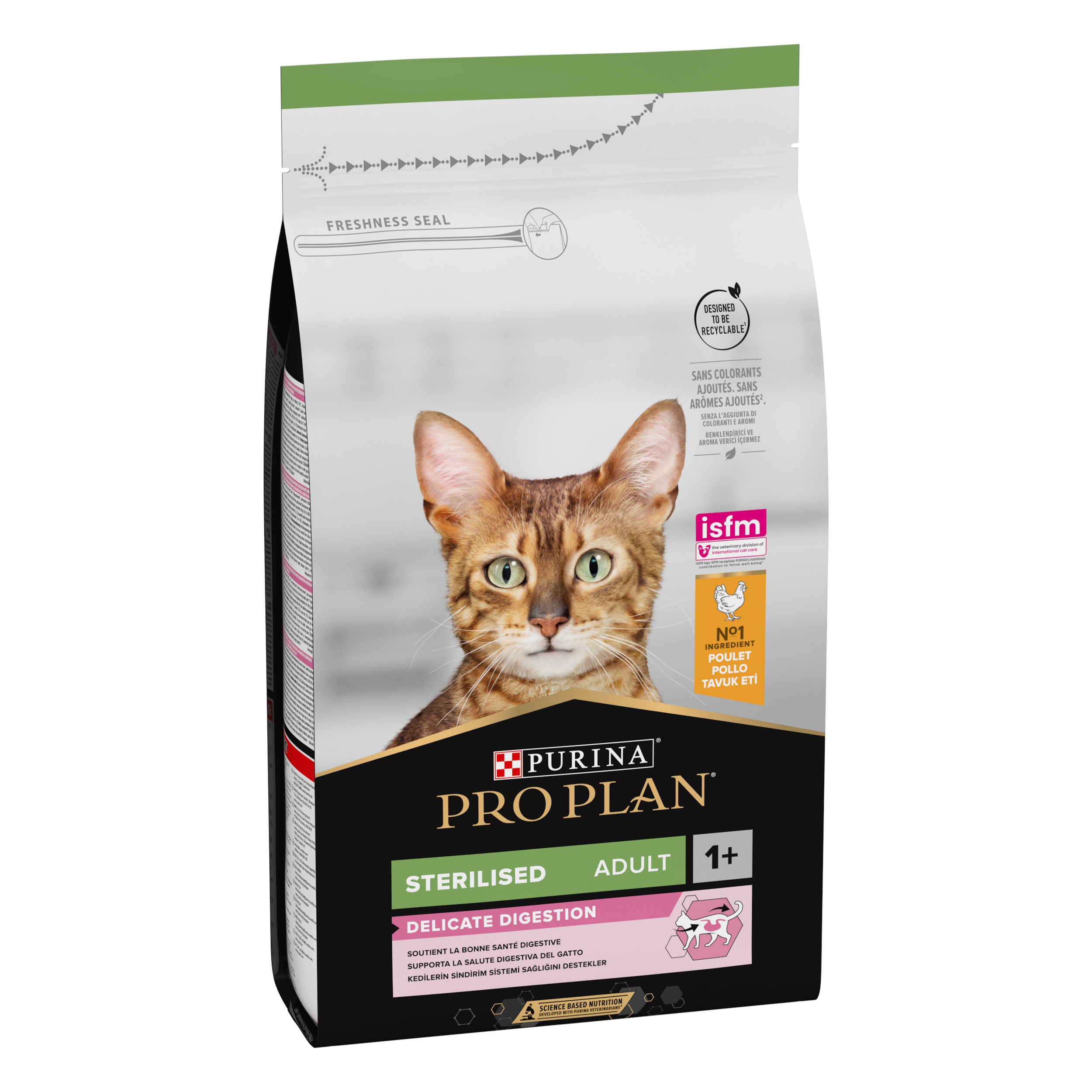 Hrană uscată - Hrana uscata pentru pisici Purina Pro Plan Sterilised Sensitive Digestion, Pui, 10kg