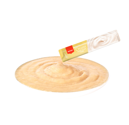 Recompense cremoase pentru pisici Wanpy, cu Ton si creveti, 5 x 14g [1]