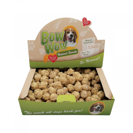 Recompense - Recompense pentru caini Bow Wow, chiftele cu plamani de vita, 900g