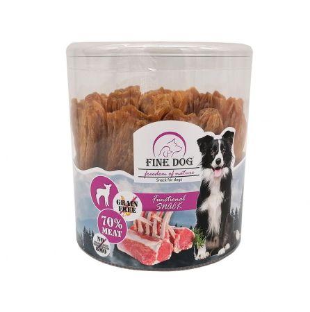 Recompense - Recompense pentru caini Fine Dog, Grain Free, Miel, 25 bucati