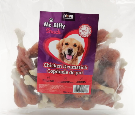 Recompense pentru caini Mr. Biffy, copanele de pui, 500g [1]