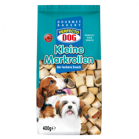 Câini - Recompense pentru caini Perfecto Dog, biscuiti mici cu maduva, 400g