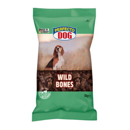 Recompense - Recompense pentru caini Perfecto Dog, Mini os cu vanat, 150g