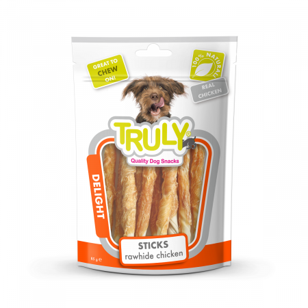 Recompense - Recompense pentru caini Truly, Pui, 325g