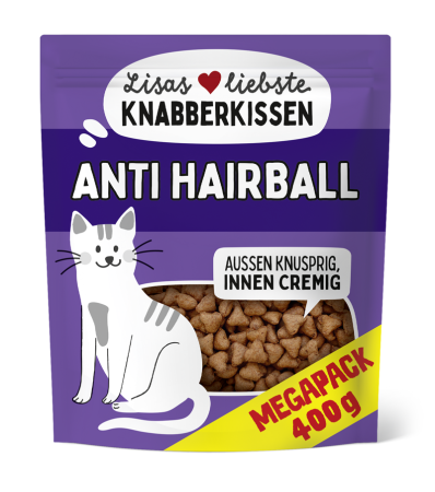 Recompense - Recompense pentru pisici Perfecto Anti-Hairball, Mega Pack, 400g