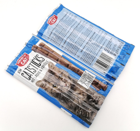 Recompense pentru pisici Perfecto, somon si pastrav, 10 bucati x 5g [1]