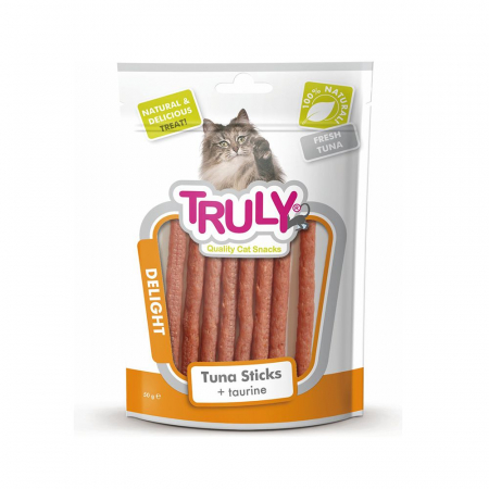 Recompense - Recompense pentru pisici, Truly, sticksuri cu ton, 50 g