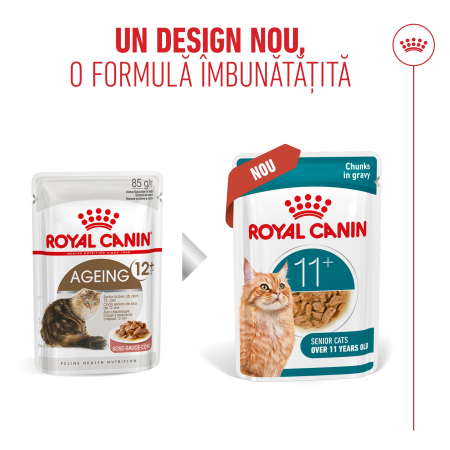 Royal Canin Ageing 11+ hrana umeda pentru pisici in sos, 12 x 85g [10]