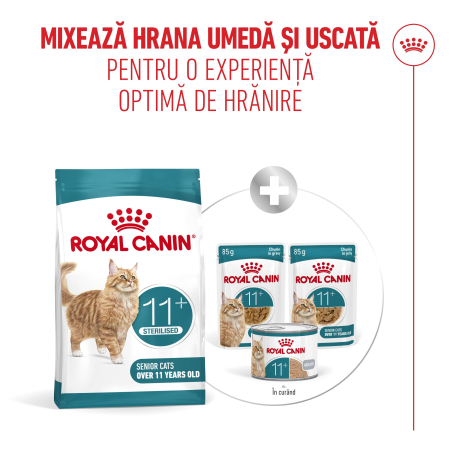 Royal Canin Ageing  Sterilised 11+ hrana uscata pentru pisici, 400g [7]