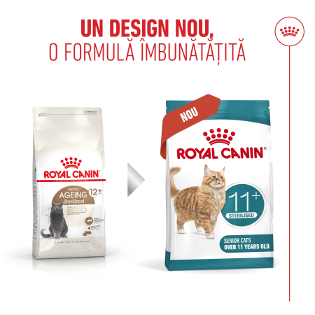Royal Canin Ageing  Sterilised 11+ hrana uscata pentru pisici, 400g [12]