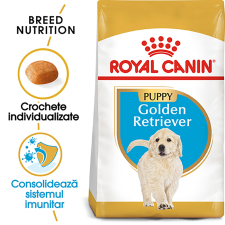 Hrană uscată - Royal Canin Golden Retriever Puppy hrana uscata caine junior, 12 kg