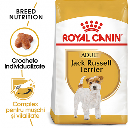 Hrană uscată - Royal Canin Jack Russell Terrier Adult, hrana uscata caini, 1.5kg