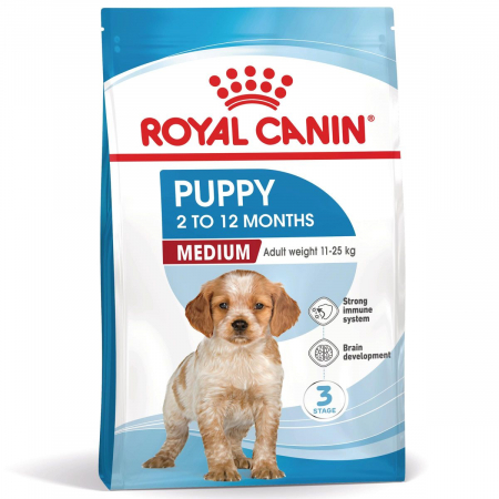 Royal Canin Medium Puppy, hrana uscata caini junior, 3kg [0]