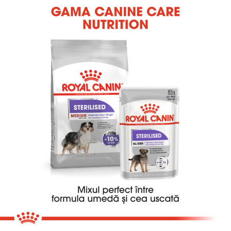 Royal Canin Medium Sterilised Adult hrana uscata caine sterilizat, 3 kg [5]