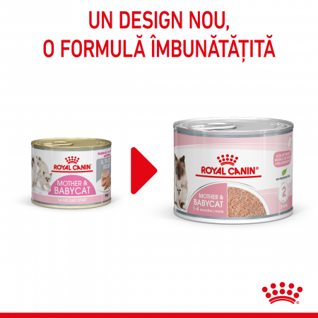 Royal Canin Mother & BabyCat hrana umeda pisica, mama si puiul (textura spumoasa), 195 g [2]