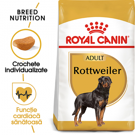 Câini - Hrana uscata pentru caini Royal Canin Rottweiler Adult, 3kg