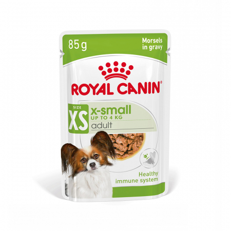Hrană umedă - Royal Canin X-Small Adult hrana umeda pentru caine (in sos) 12 x 85g