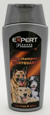 Sampon pentru caini, Pet Expert, Premium, Bodyguard, cu extract de ceai si aloe, 300 ml, 481.55 [2]