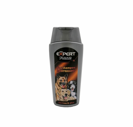 Câini - Sampon pentru caini, Pet Expert, Premium, Bodyguard, cu extract de ceai si aloe, 300 ml, 481.55