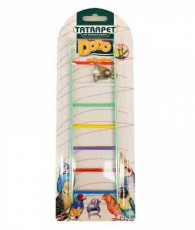 Accesorii - Scara cu clopotel pentru pasari Tatrapet Dodo, 21 cm