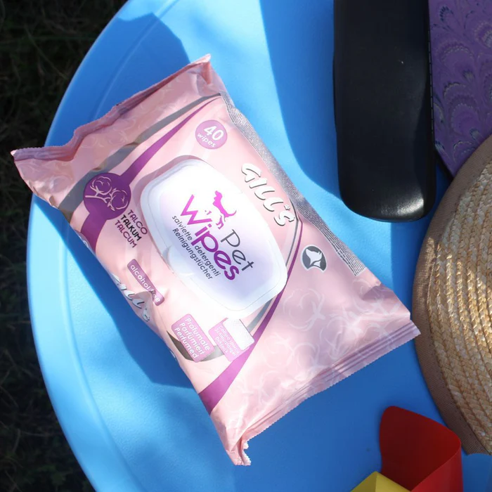 Servetele umede pentru caini si pisici Croci Gill's, cu talc, 40 bucati [1]
