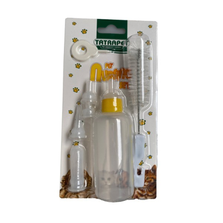 Diverse - Set biberon pentru caini si pisici Tatrapet, 7 piese, 60 ml