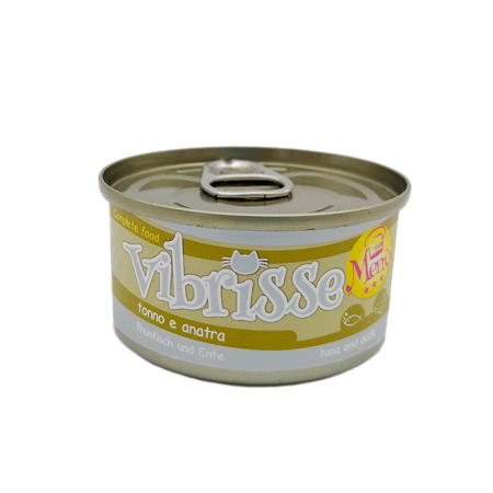 Hrana umeda pentru pisici Croci Vibrisse, Ton si rata, 24 x 70g [0]