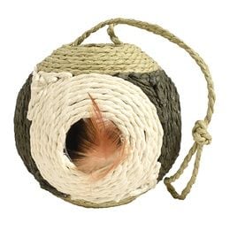Pisici - Sisal pentru pisici Bobby Facette, 18 x 11 cm, Verde