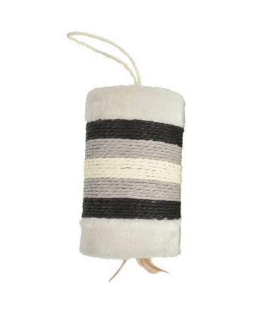 Pisici - Sisal pentru pisici Bobby Roll, 18 x 11 cm, Negru