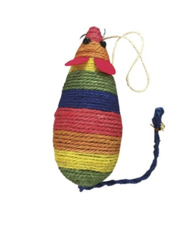 Centre de joacă, sisaluri - Sisal pentru pisici Tatrapet, Soarece, 31 cm