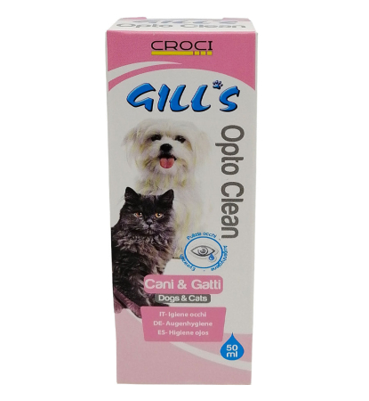 Solutie pentru curatarea ochilor, pentru caini si pisici, Gill's, Croci, 50 ml, c3052089 [0]