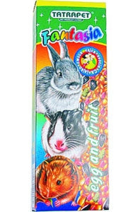 Hrană - STICKS FRUCTE SI OU PENTRU ROZATOARE 2BUC/PACHET