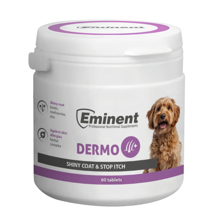 Suplimente - Supliment nutritiv pentru caini Eminent Dermo, 60 de tablete