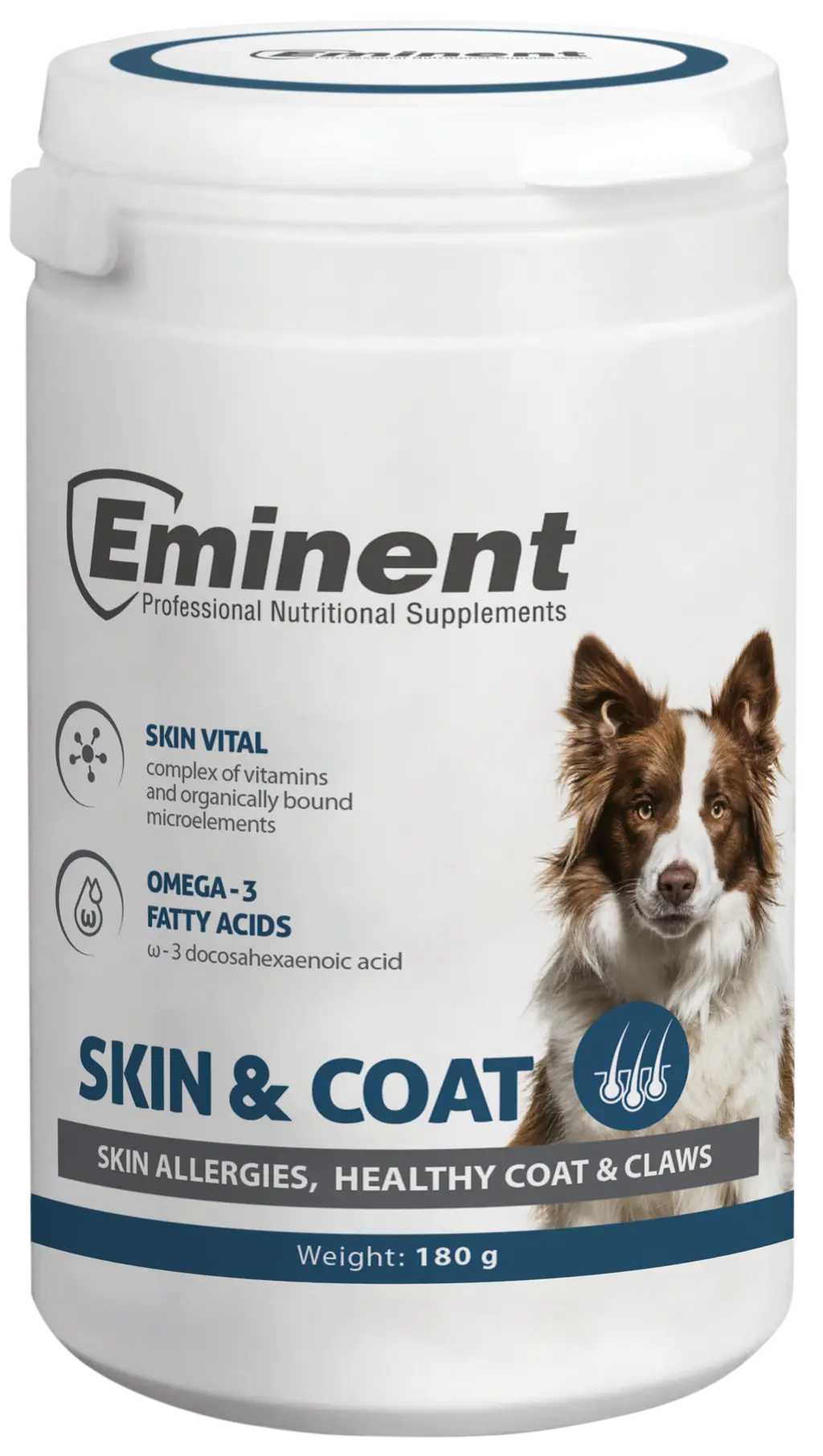 Câini - Supliment nutritiv pentru caini Eminent Skin & Coat, pudra, 180g