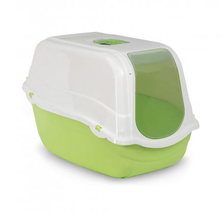 Litiere - Toaleta pentru pisici Croci Romeo, Cu filtru, verde