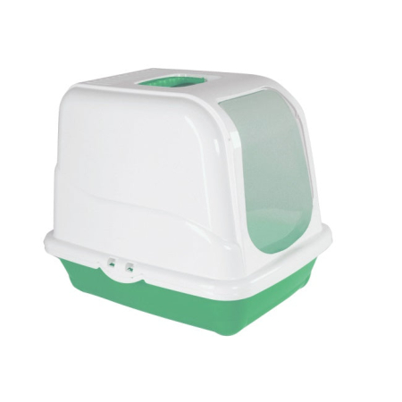 Litiere - Toaleta pentru pisici Croci Oliver, Cu filtru, verde