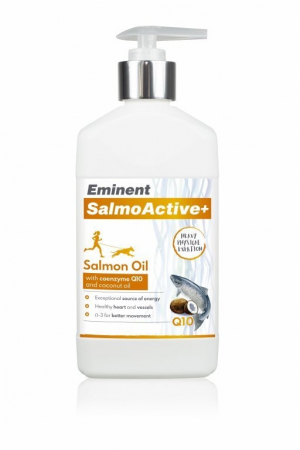 Suplimente - Ulei de somon Eminent Salmo Active+, Coenzima Q10, 500 ml