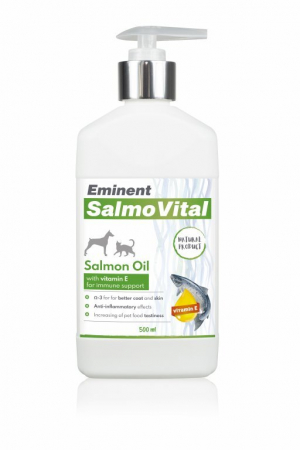 Suplimente - Ulei de somon Eminent Salmovital, Vitamina E, 500 ml