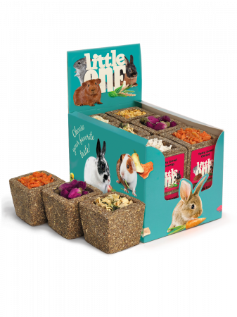Hrană - Vas din iarba cu mix de plante Little One, 65g