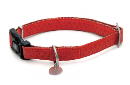 Zgărzi - Zgarda pentru caini Croci Mylord, marime S, 20 - 30 cm, rosu