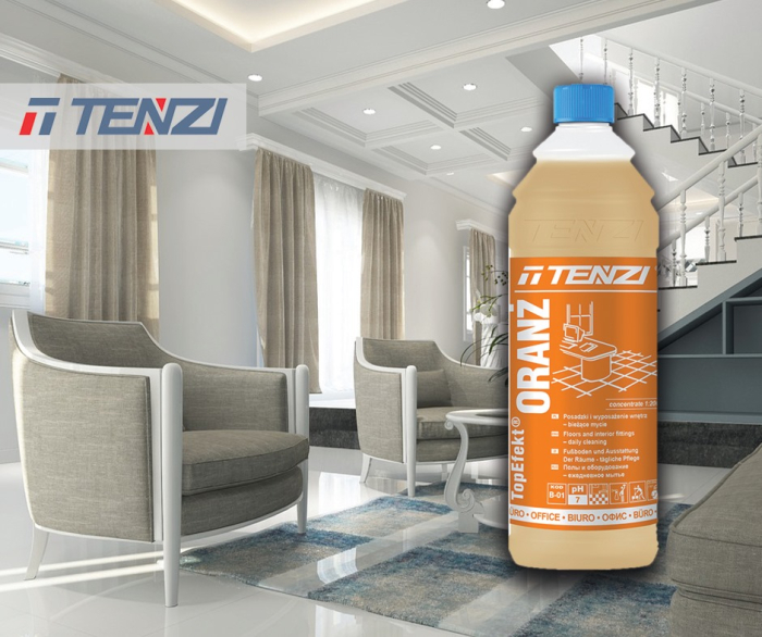 Detergent pardoseli, portocala, 1 litru, TopEfekt Oranz, Tenzi [6]