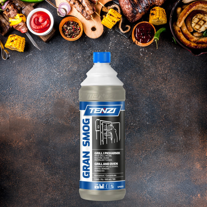 Solutie curatare grasime arsa si depuneri de fum, Gran Smog, 1 Litru, Tenzi [4]