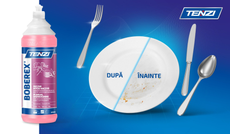 Detergent de vase concentrat Boberex, Bubble Gum, 1 Litru, Tenzi [4]