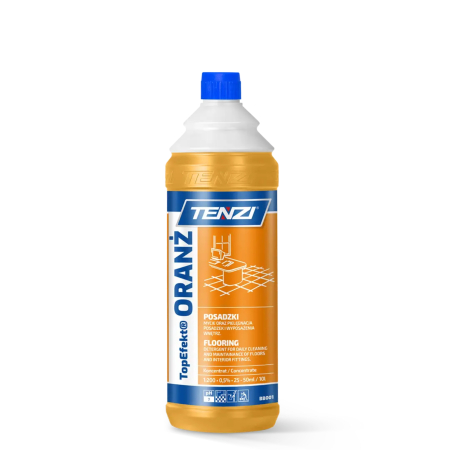 Produse profesionale de curatenie - Detergent pardoseli, portocala, 1 litru, TopEfekt Oranz, Tenzi