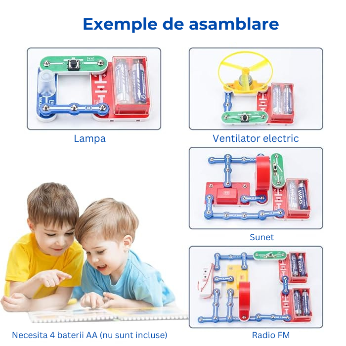 Kit Circuite Electronice pentru Copii 198 Experimente [4]