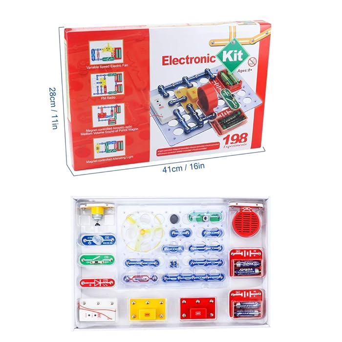 Kit Circuite Electronice pentru Copii 198 Experimente [6]