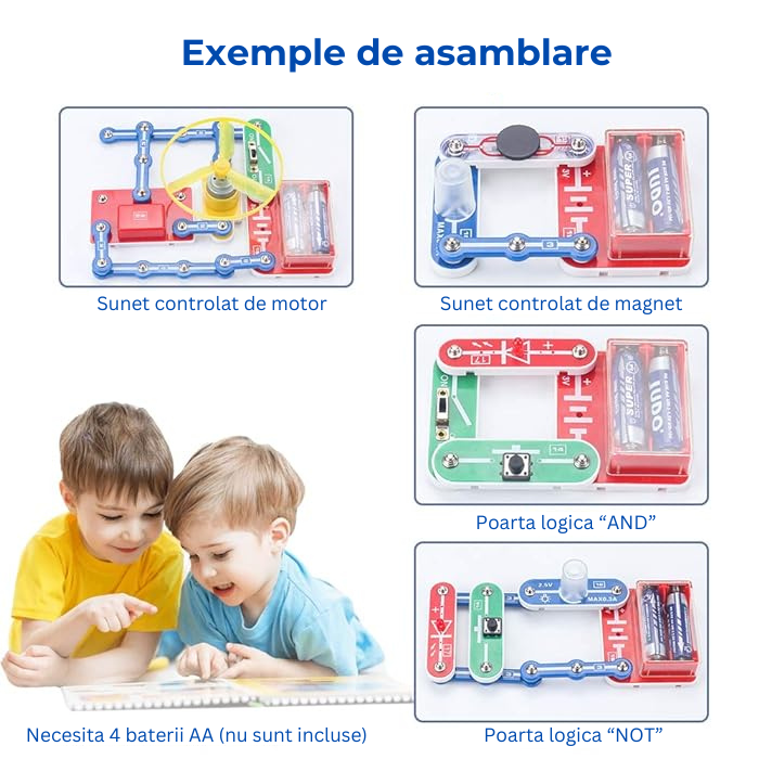 Kit Circuite Electronice pentru Copii 198 Experimente [5]